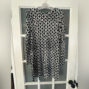 Black and white dress